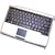 Adesso MINI SLIMTOUCH TOUCHPAD USB  KEYBOARD SILVER WITH BLACK KEYS ( AKB-410US )