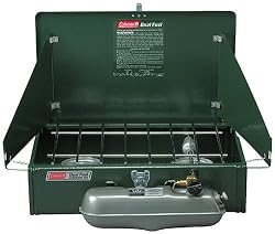 Coleman 2 Burner Dual Fuel Compact Liquid Fuel Stove