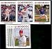 2008 Topps Philadelphia Phillies Series 1&2 Baseball Cards Complete Team Set of 22 cards including Chase Utley, Jimmy Rollins, Ryan Howard and more !