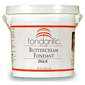 Click Here For Cheap Fondarific Buttercream Black Fondant For Sale