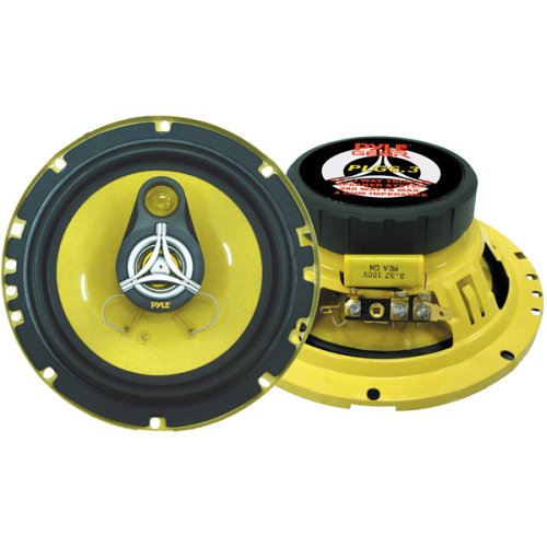 Yellow Drive Gear 3-WAY Speakers