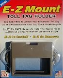 Toll Tag Holder, EZ Pass, I-Pass, C-Pass, Palmetto, Smart Tag, Fast Lane - 4 Colors - Free S/H