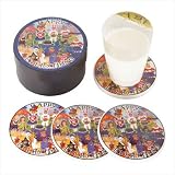 4 PC HAPPY EVERYTHING COASTERS