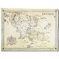 LE SEIGNEUR DES ANNEAUX POSTER CARTE PARCHEMIN DE LA TERRE DU MILIEU (65,8cm x 46cm) + un poster surprise en cadeau!