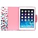 iPad Air A1474 Case, Dteck [Multiple Angles] PU Leather Magnetic Flip Stand [Auto Sleep / Wake][Drop Protection] Smart iPad Cases and Covers for iPad Air Tablet-- (04 Love Heart)