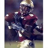 Chris Davis Autographed Florida State FSU Seminoles (Garnet Jersey) 8x10 Photo
