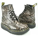 Docs Dr. Martens Made in England Grey Snakeskin Unisex Original 8 Eye Boot by var goTwisterProductImageStrings = new Object();goTwisterProductImageStrings['prodImageNotAvailTextNoColor'] = 