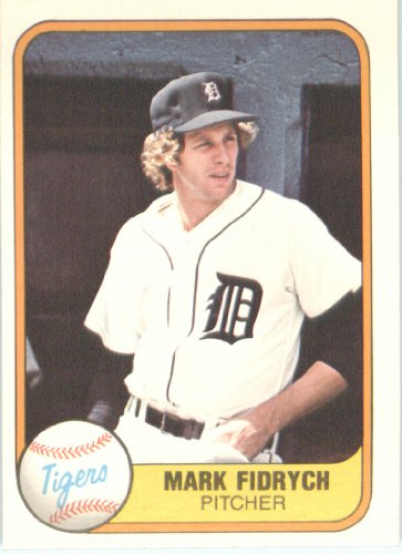 1981 Fleer # 462 Mark Fidrych Detroit Tigers Baseball Card - In A Protective ScrewDown Display Case!