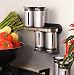 Kitchen & Housewares : Zevro Zero Gravity Magnetic Spice Rack - 6 Silver Canisters