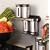 Zevro Zero Gravity Magnetic Spice Rack - 6 Silver Canisters