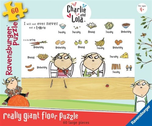 Ravensburger - Charlie and Lola 60 Piece Giant Floor Puzzle