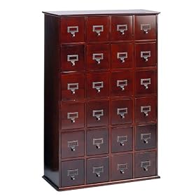 Library Style Storage - Cherry