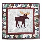 Review Patch Quilts  / Mountain Whispers, Moose, Toss Pillow 16X 16