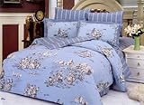 Le Vele Balo Duvet Cover Bed in Bag Full Queen Bedding Gift Set LE34Q