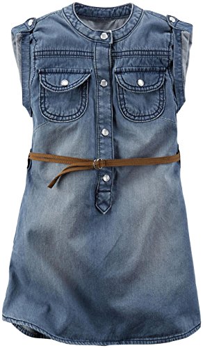 Carter's Little Girls' Denim Woven Dress (Toddler/Kid)