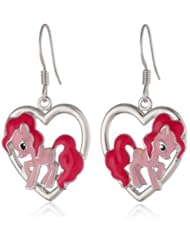 My Little Pony Girls Fine Silver Plated Pinkie Pie Dangle Earrings