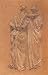 A4 10x8 Photo Gloss Print Moore Albert Joseph Study of Two Female Figures