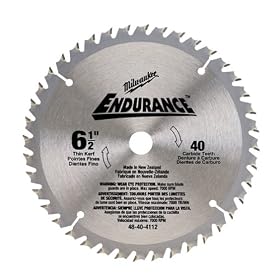 Milwaukee 48-40-4112 6-1 2-Inch 40 Tooth Finish Saw Blade by Milwaukee
