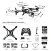 GPTOYS Black Aviax Quadcopter 6-Axis 2.4GHz RC Helicopter Drone with 3D Flip / Headless Mode/ 2MP HD Camera / LED Lights / 4G SD Card / SD Card Reader
