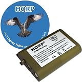 HQRP Phone Battery for Panasonic KX-TD7685, KX-TD7694, KX-TD7695, KX-TD7896, KX-TG2352 Cordless Telephone plus Coaster