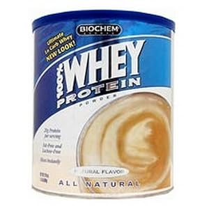 Biochem Ultimate 100 % Whey protein, Natural, 24.6-Ounce Can
