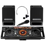 Emerson DJG200 Dual CD/CDG DJ Karaoke Player/Mixer with Amplifier, Speakers and 30 Songs