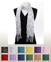 Peace Colorful Viscose Scarf