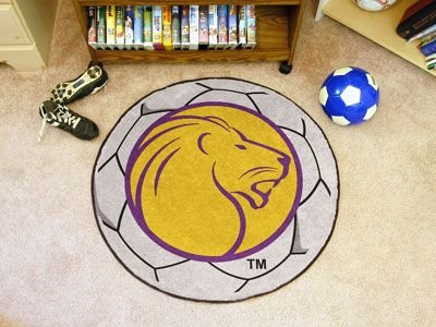 Buy North Alabama Lions NCAA Soccer Ball Round Floor Mat (29) by Fan Mats
