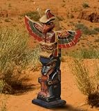 from Siiren Ltd American Indian Wooden Tribal Totem Pole 30Cm