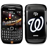 MLB Washington Nationals W on BlackBerry Curve 8520 8530 Phone Cover (Black)
