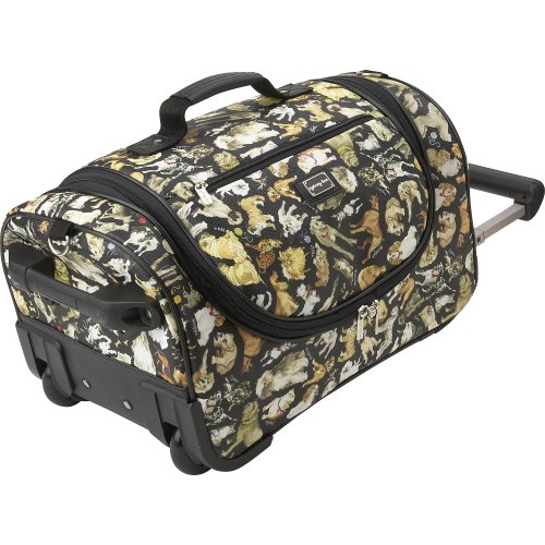 Sydney Love Cats and Dogs Wheeled Duffel