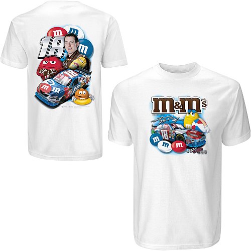 Buy Chase Authentics Kyle Busch M&M's Red, White & Blue T-Shirt by Chase Authentics