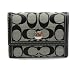AUTHENTIC COACH HAMPTONS COMPACT CLUTCH WALLET 42984 (BW/Black)