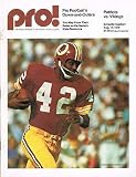 August 17th,1975 New England Patriots Vs Minnesota Vikings Program - Original NFL Art and Prints