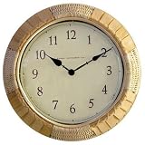 Chaney Instrument 14-Inch Wicker/Rattan Clock