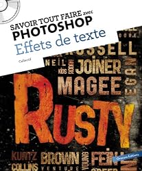 gadget geek - savoir tout faire avec photoshop effets texte 1cd
