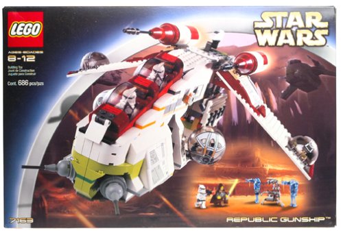 Star Wars Episode II Attack Of The Clones: Republic Gunship (7163)