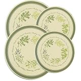 Corelle Coordinates Thymeless Herbs Economy Burner Covers, Set of 4
