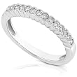 1/4ctw Round Diamond Ring in 14kt White Gold (HI/I1)