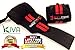Jack's Fitness Wrist Wraps, Red on Black