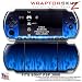 Fire Blue WraptorSkinz Skin and Screen Protector Kit fits Sony PSP 3000
