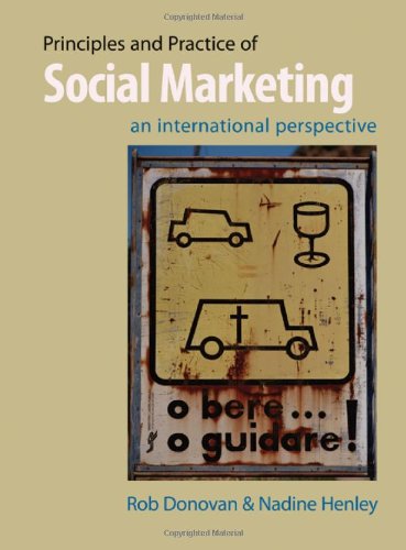 Principles and Practice of Social Marketing