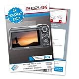 2 x atFoliX FX-Clear Displayschutzfolie für Canon PowerShot SX220 HS / SX-220HS SX220HS – Displayschutz kristallklar! Höchste Qualität – Made in Germany!