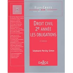 Droit civil, 2�me ann�e : Les Obligations