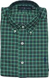 Polo Ralph Lauren Classic-Fit Plaid Twill Button Down (XX-Large, Green/Blue)