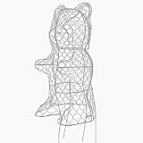 Buxus-Figur Bär verzinkt 38cm für Buchsbaum