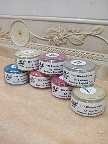 7 bottles THK 20 Gram Diamond polishing lapping paste pastes compound 0.25 - 5