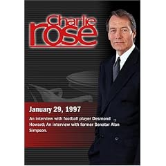Charlie Rose with Desmond Howard; Alan Simpson (January 29, 1997) by 