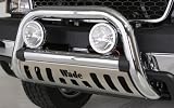 Wade Bull Bar - Chrome, for the 1999.5 Nissan Pathfinder