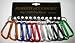 Lot of 6 Aluminum Carabiners Size 2.4"